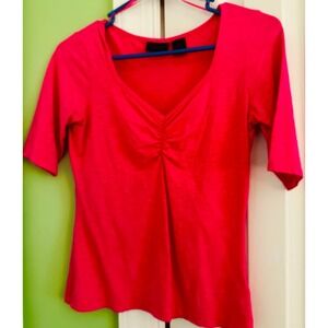 Hot‎ pink Rachael Roy short sleeve T-shirt small